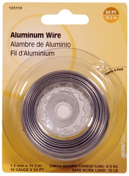 18 GA 50 FT ALUM WIRE