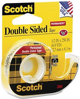 1/2" DOUBLE SIDED TAPE