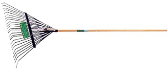 STEEL LAWN RAKE 24"