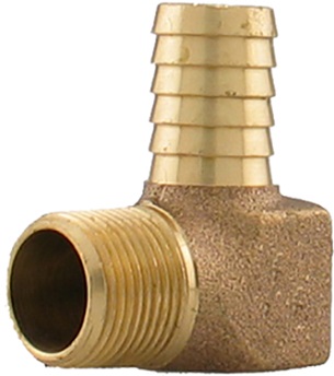 3/4" MPT BRONZE 90 DEG ELBOW LF