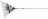 STEEL LAWN RAKE 24"