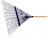 *24IN HD STEEL LEAF RAKE