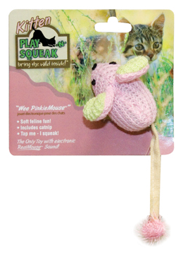 CAT TOY PLAY-N-SQUEAK MOUSE