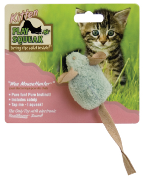 *CAT TOY PLAY 'N SQUEAK MOUSE