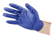 GLOVES COBALT POWDER FREE MED