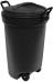 BLACK 32GAL TRASH CONTAINER