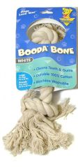 *DOG TOY BONE WHITE LG