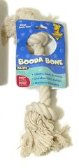 DOG TOY BONE WHITE MEDIUM