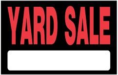 YARD SALE SIGN