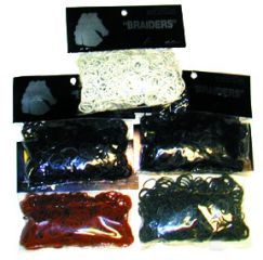 BRAID BANDS   BLACK    500BG