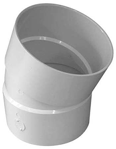 4" 22 ELBOW PVC H/H (30) V-704