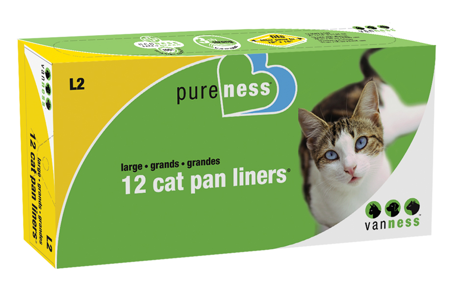 CAT PAN LINER LRG 12/PKG