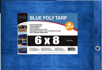 10' X 12' TARP BLUE POLY