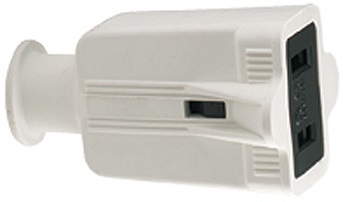 RUBBER FLAT CONNECTOR WHITTE