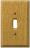 3 GANG TOGGLE SWITCH OAK