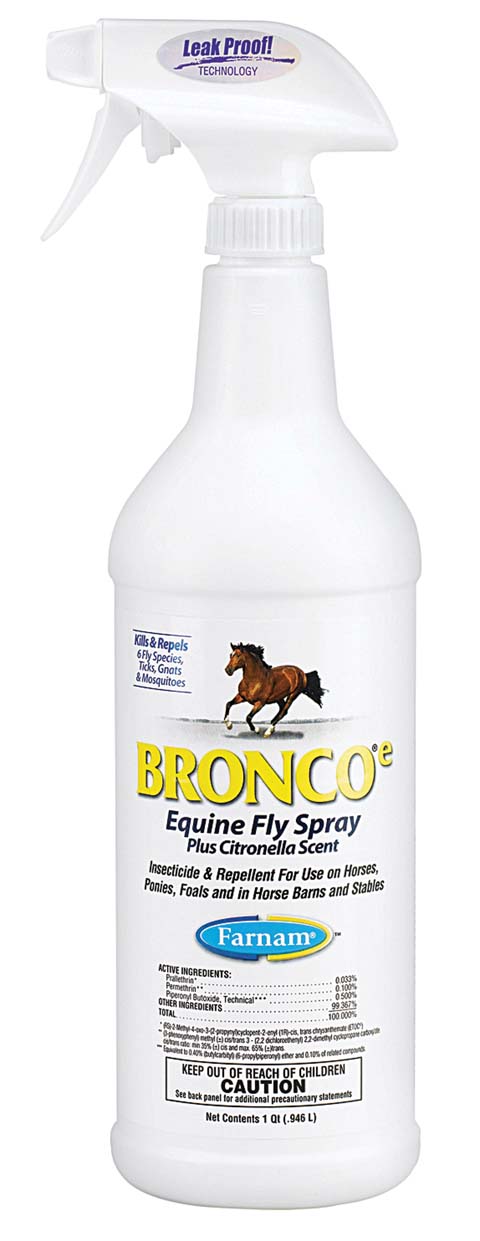 BRONCO EQUINE FLY SPRAY 32OZ 12