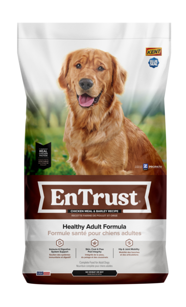 20LB ENTRUST ADULT DOG CHK/BARLY