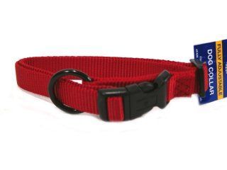 COLLAR NYLON 3/4IN ADJ RED