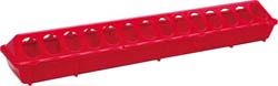 20" RED PLASTIC FLIP TOP FEEDER