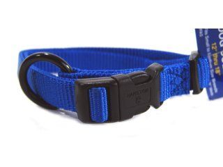 *COLLAR NYLON ADJ BLUE 12-18