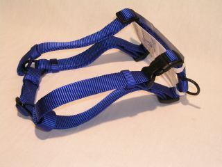 HARNESS NYLON ADJ BL LG