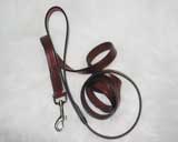 LEAD LEATHER 1/2INX6FT BURGANDY