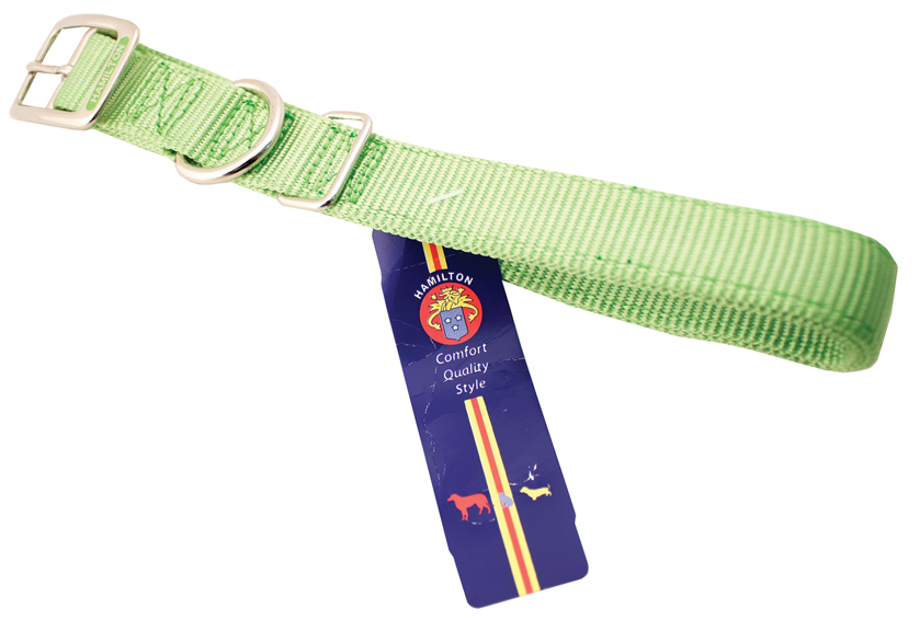 COLLAR NYLON 1X20 LIME