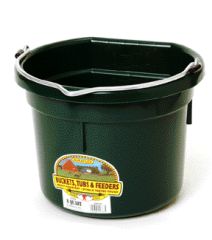 BUCKET FLATBACK 8QT GREEN