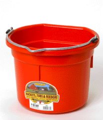 BUCKET FLATBACK 8QT RED