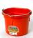 BUCKET FLATBACK 8QT RED