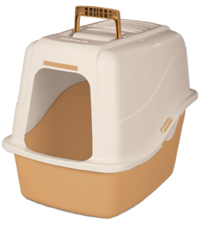 CAT LITTER PAN W/HOOD LG