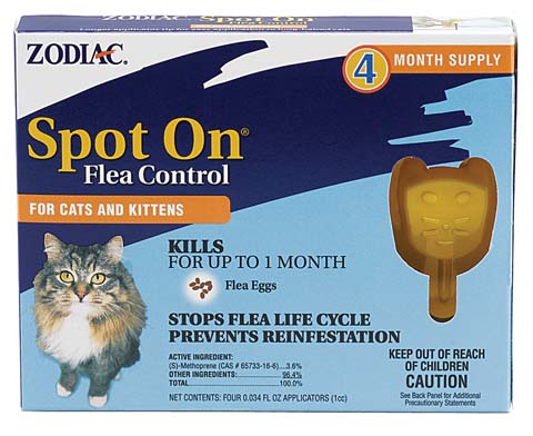 CAT FLEA PET SPOT 1CC 4PK