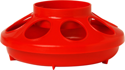 RED 1QT PLASTIC FEEDER BASE