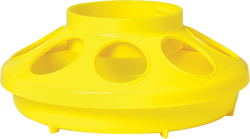 YELLOW 1QT PLASTIC FEEDER BASE