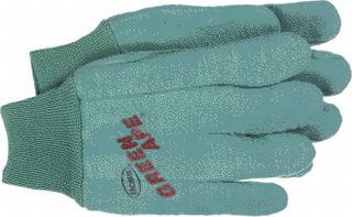 GREEN CHORE GLOVES LRG