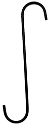 12IN EXTENSION HOOK 12 PACK