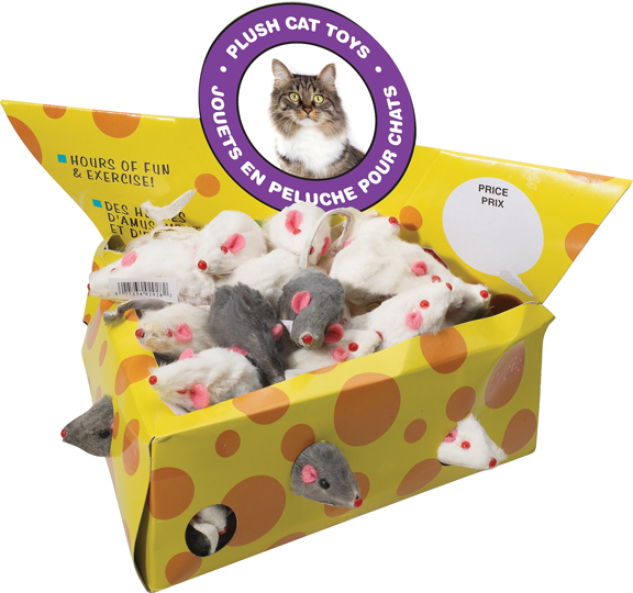 CAT TOY MICE CHEESE BOX