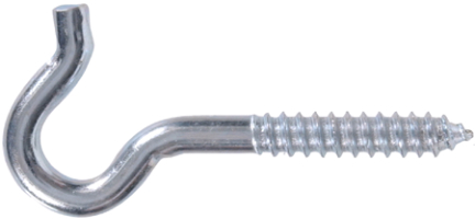 SCREW HOOK 1/4" X 4-1/4"