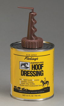 HOOF DRESSING QT W/BRUSH TOP   6