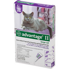 ADVANTAGE II CAT 10LB+ 4PK RED