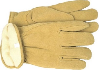 GLOVES LINED SPLIT DEER SM