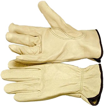 DRIVER GLOVE LEATHER MED