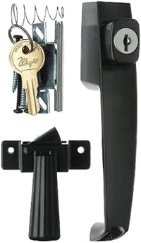 PUSHBUTTON LATCH BLACK