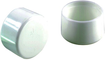 219105 1/2 WHT PLASTIC TIP 4/CD