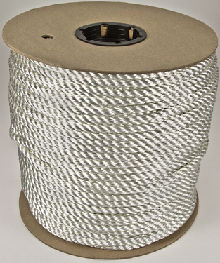 1/4" TWISTED NYLON  WHITE