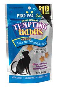 *CAT TREAT PRO PAC TIDBITS TUNA