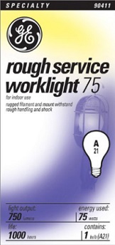 75W ROUGH SERVICE SOFT WH BULB